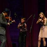 Carson Peters, Mark and Maggie, O'Connor performing at Songs of the Mountain, Marion, VA, 2015.