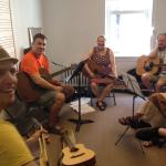 National flat-picking champion Joe Smart's guitar class at the O'Connor Method Camp NYC 2015.